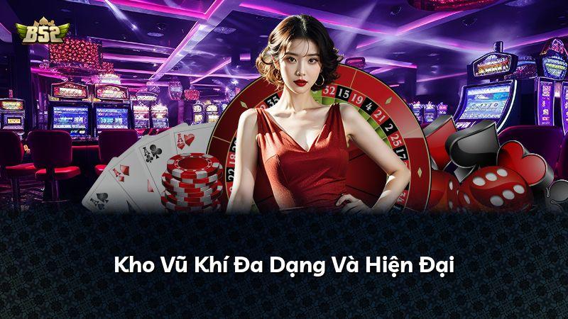 Kho Vũ Khí Đa Dạng Và Hiện Đại